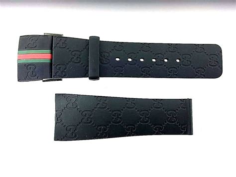 gucci watch strap rubber|genuine Gucci straps.